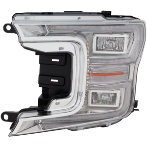 F-150 18-20 HEAD LAMP LH, Lens and Housing, LED, King Ranch/Platinum/Limited/Lariat Model, Crew Cab/Extended Cab, w/o Sport Appearance Package, w/o Black Appearance Package