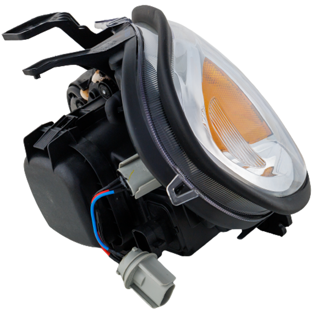 FREIGHTLINER COLUMBIA 00-13 PROJECTOR HEAD LAMP RH, Assembly, Halogen, w/ Angel Eyes, Chrome Interior