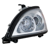 FREIGHTLINER COLUMBIA 00-13 PROJECTOR HEAD LAMP LH, Assembly, Halogen, w/ Angel Eyes, Chrome Interior