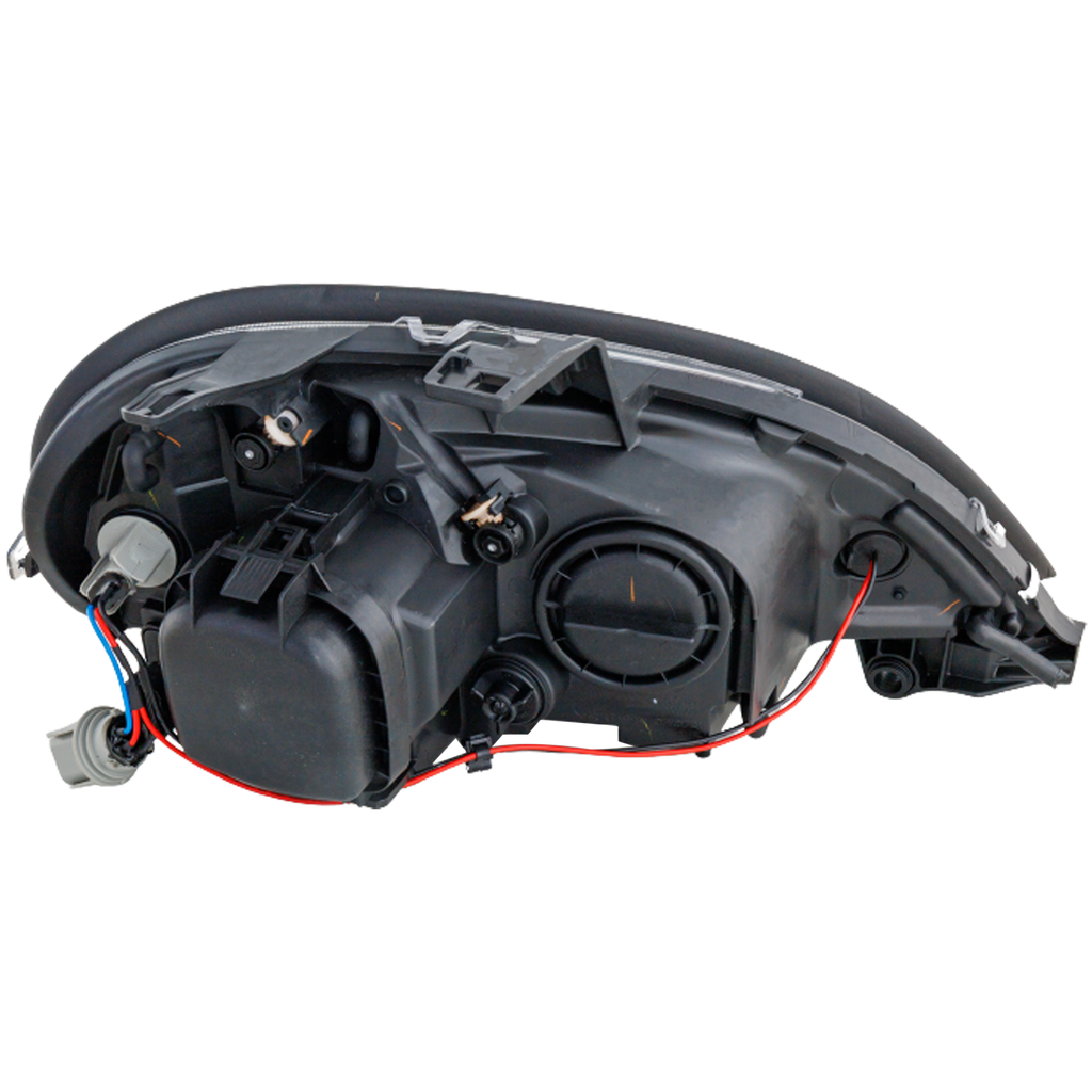 FREIGHTLINER COLUMBIA 00-13 PROJECTOR HEAD LAMP LH, Assembly, Halogen, w/ Angel Eyes, Chrome Interior