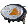 FREIGHTLINER COLUMBIA 00-13 PROJECTOR HEAD LAMP LH, Assembly, Halogen, w/ Angel Eyes, Chrome Interior