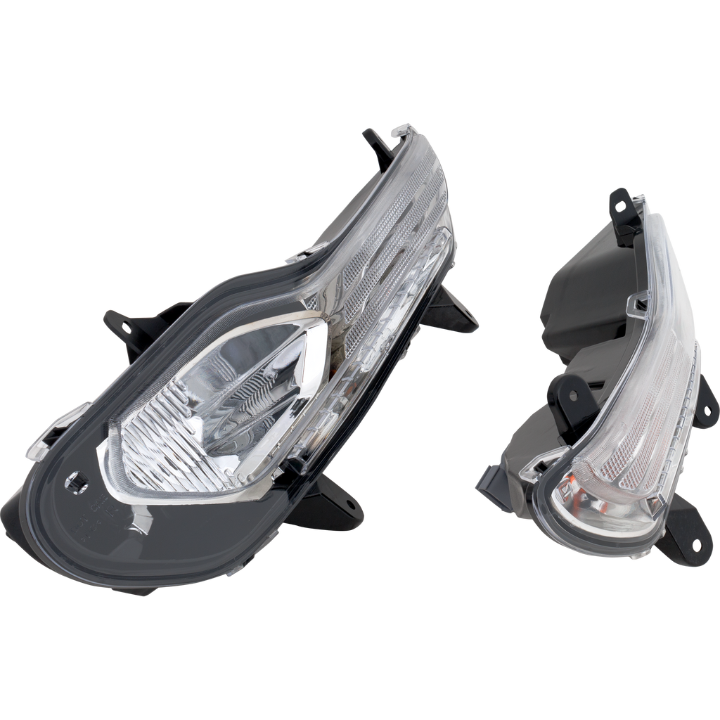 ROGUE 17-20/LEAF 18-22 FOG LAMP RH AND LH, Assembly, Halogen, Clear Lens