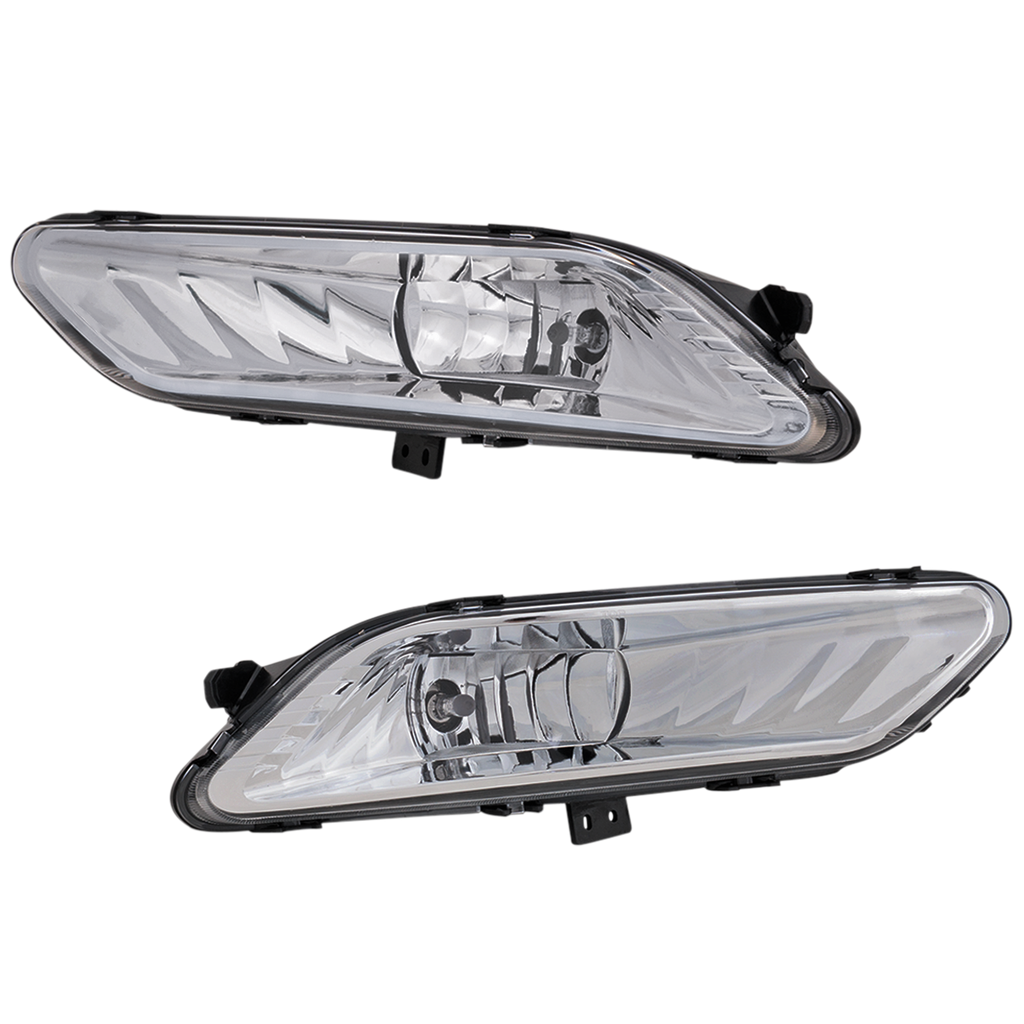 FUSION 17-18 FOG LAMP RH AND LH, Assembly, Halogen, Clear Lens