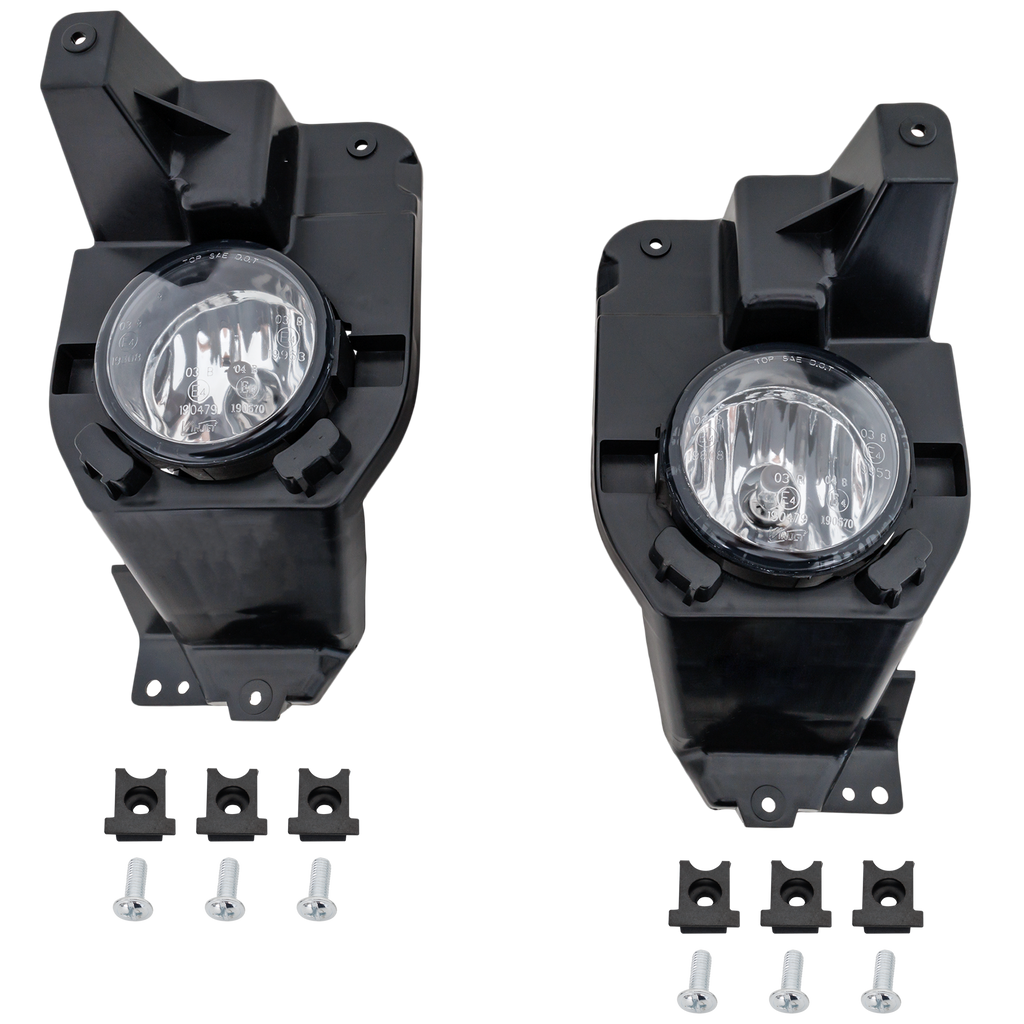 FREESTYLE 05-07/RANGER 05-23 FOG LAMP RH AND LH, Assembly, Halogen, Clear Lens, w/ Bezel