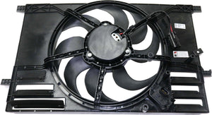 PROMASTER CITY/RENEGADE 15-23/FIAT 500X 16-18 RADIATOR FAN ASSEMBLY, Single Fan, 2.4L , Includes resistor