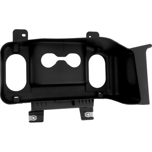F-SERIES SUPER DUTY 17-19 FRONT BUMPER AIR INTAKE DUCT LH, Plastic, Painted Argent