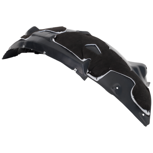 F-150 21-22 FRONT FENDER LINER RH, Plastic, Vacuum Form, w/ Rubber and Aluminum Pad, Lariat/Limited/King Ranch/Platinum/Tremor/(3.0L Eng., XL/XLT Models), Crew/Extended Cab