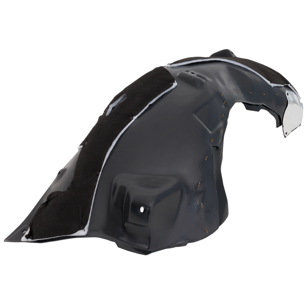 F-150 21-22 FRONT FENDER LINER RH, Plastic, Vacuum Form, w/ Rubber and Aluminum Pad, Lariat/Limited/King Ranch/Platinum/Tremor/(3.0L Eng., XL/XLT Models), Crew/Extended Cab