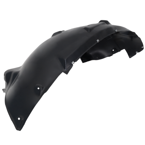 F-150 21-23 FRONT FENDER LINER LH, Plastic, Vacuum Form, w/ Rubber and Aluminum Pad, 2.7/(3.0, Regular)/3.3/3.5/5.0L Turbo Eng., XLT Model, Crew/(21-21, Extended Cab)