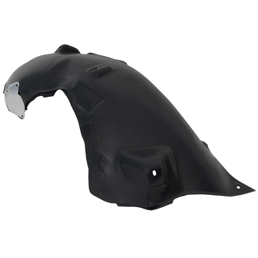 F-150 21-23 FRONT FENDER LINER LH, Plastic, Vacuum Form, w/ Rubber and Aluminum Pad, 2.7/(3.0, Regular)/3.3/3.5/5.0L Turbo Eng., XLT Model, Crew/(21-21, Extended Cab)