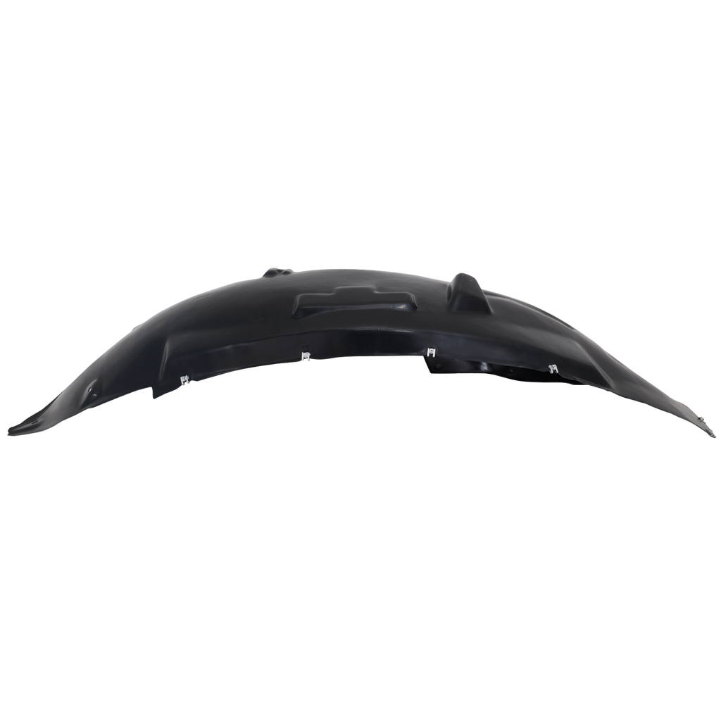 F-150 21-23 FRONT FENDER LINER LH, Plastic, Vacuum Form, w/ Rubber and Aluminum Pad, 2.7/(3.0, Regular)/3.3/3.5/5.0L Turbo Eng., XLT Model, Crew/(21-21, Extended Cab)