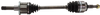 COUGAR/THUNDERBIRD 89-97 REAR CV AXLE ASSEMBLY RH=LH, Non-ABS