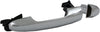 FIAT 500L 14-16 FRONT EXTERIOR DOOR HANDLE RH, Chrome, w/o Key hole, Easy/Pop/Sport/Lounge Model (=Rear)
