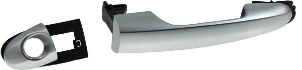 FIAT 500L 14-16 FRONT EXTERIOR DOOR HANDLE LH, Silver, w/ Key hole, Trekking/Urbana Trekking Model