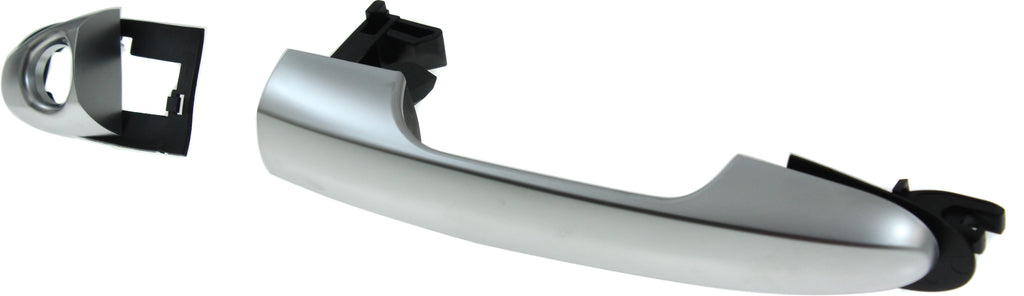 FIAT 500L 14-16 FRONT EXTERIOR DOOR HANDLE LH, Silver, w/ Key hole, Trekking/Urbana Trekking Model