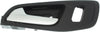 ESCAPE 13-17 FRONT INTERIOR DOOR HANDLE LH, Silver Lever/Black Housing, Small Hole, SE Model