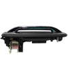 F-150 09-22 FRONT EXTERIOR DOOR HANDLE LH, Chrome Lever/Textured Black Housing, w/ Keyhole, w/o Keypad Hole, w/ Metal Connector