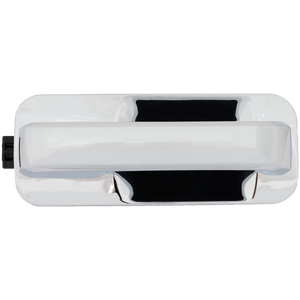 F-150 15-22 FRONT EXTERIOR DOOR HANDLE RH, Chrome, w/o Keyhole, w/o Power RFID, (=REAR RH)