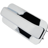 F-150 15-22 FRONT EXTERIOR DOOR HANDLE RH, Chrome, w/o Keyhole, w/o Power RFID, (=REAR RH)