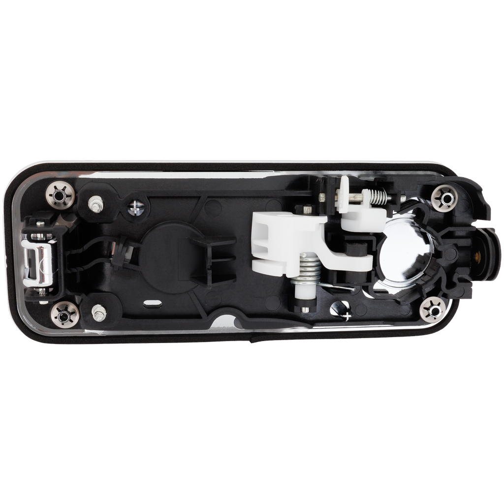 F-150 15-22 FRONT EXTERIOR DOOR HANDLE RH, Chrome, w/o Keyhole, w/o Power RFID, (=REAR RH)