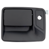 F-SERIES SUPER DUTY 99-16 FRONT EXTERIOR DOOR HANDLE LH, Textured Black, Metal, w/ Keyhole
