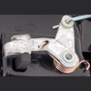 F-SERIES SUPER DUTY 99-16 FRONT EXTERIOR DOOR HANDLE LH, Textured Black, Metal, w/ Keyhole