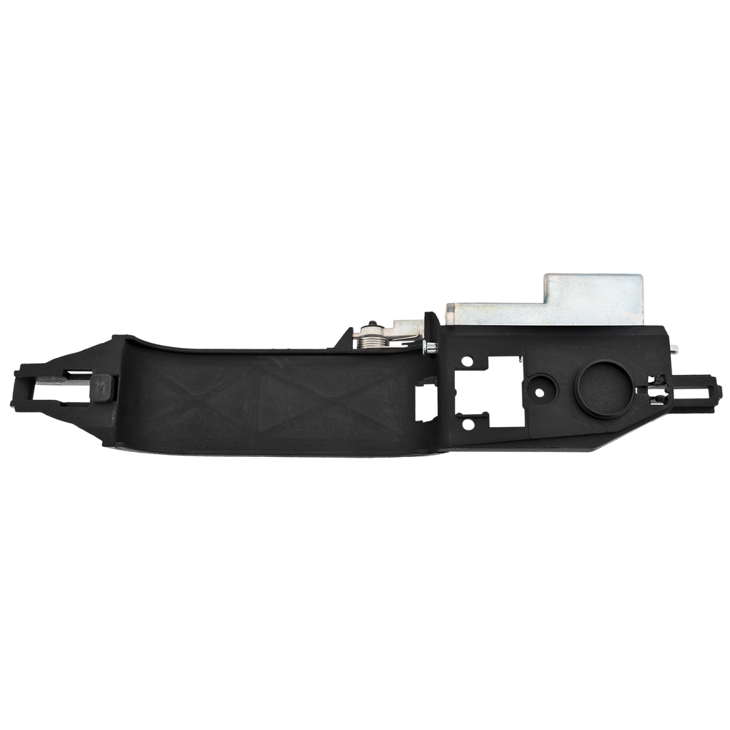 FOCUS 08-11 REAR EXTERIOR DOOR HANDLE LH, Smooth Black, Reinforcement Bracket
