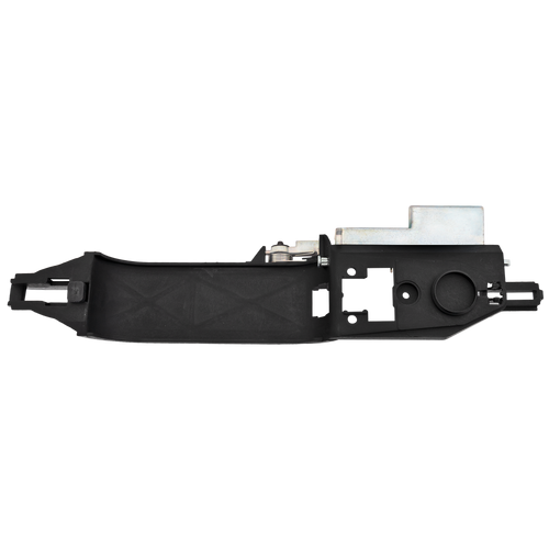 FOCUS 08-11 REAR EXTERIOR DOOR HANDLE LH, Smooth Black, Reinforcement Bracket