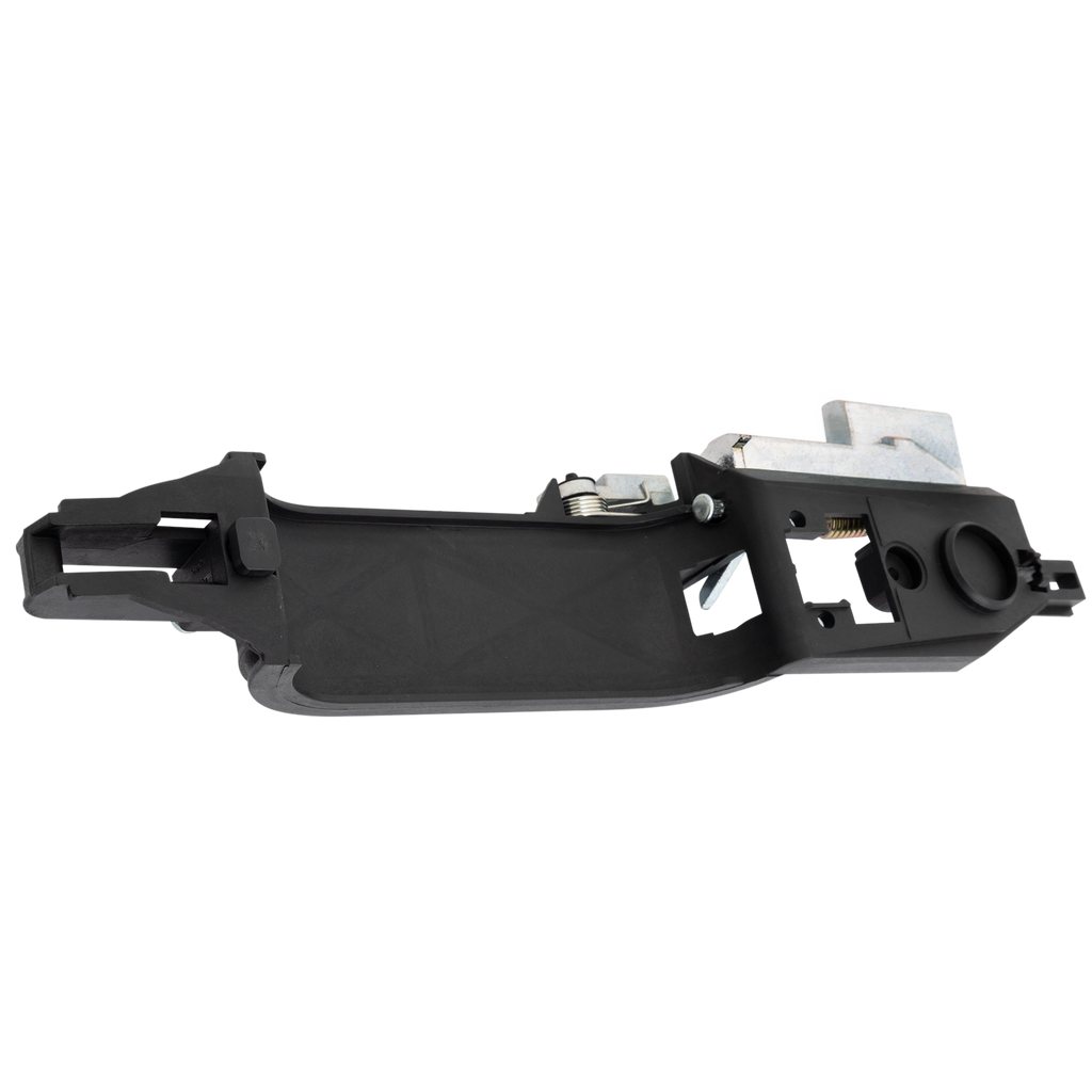 FOCUS 08-11 REAR EXTERIOR DOOR HANDLE LH, Smooth Black, Reinforcement Bracket