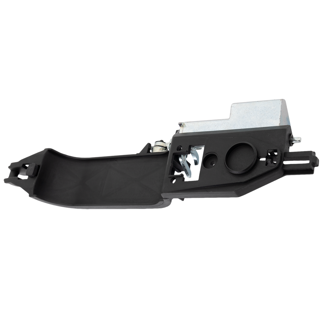 FOCUS 08-11 REAR EXTERIOR DOOR HANDLE LH, Smooth Black, Reinforcement Bracket