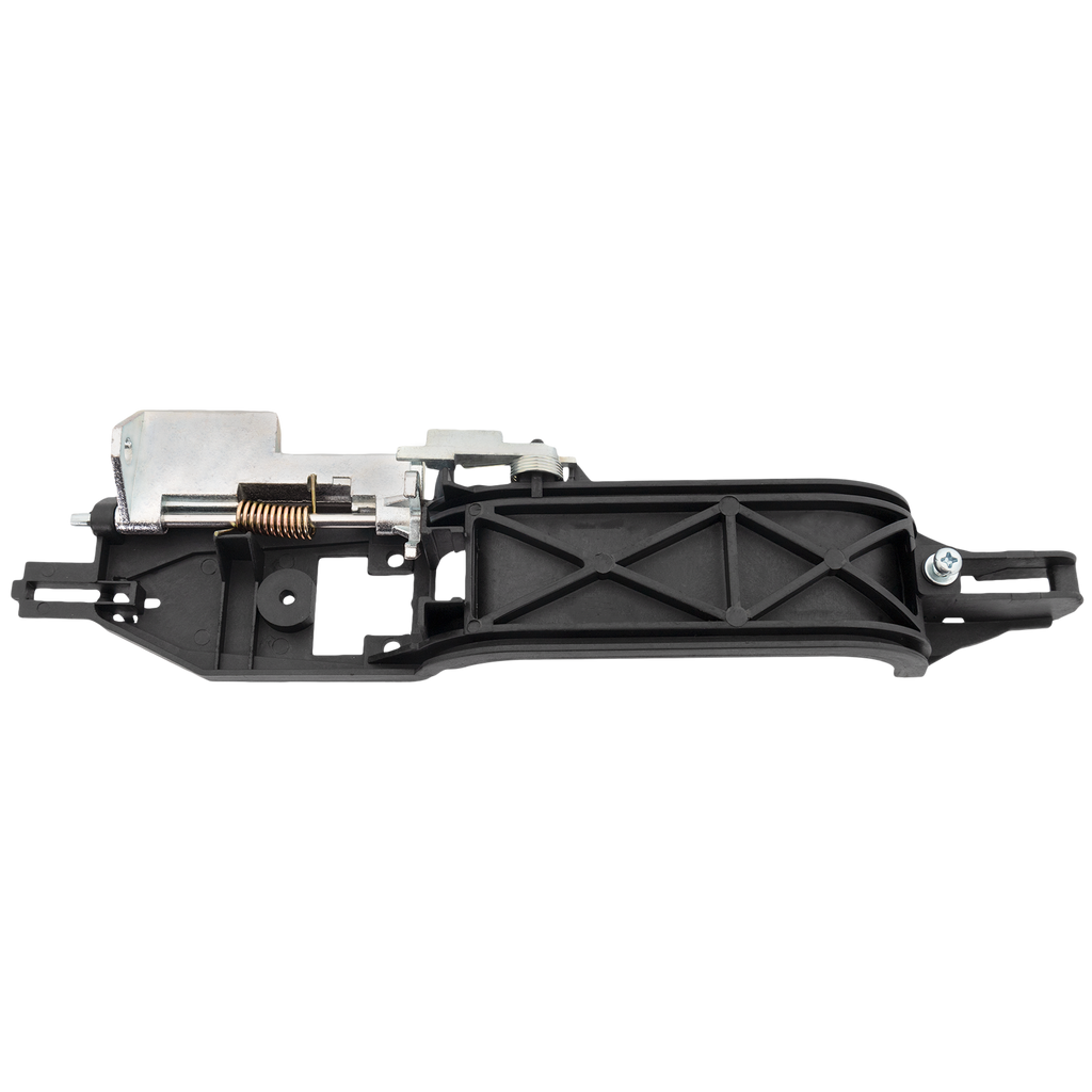 FOCUS 08-11 REAR EXTERIOR DOOR HANDLE LH, Smooth Black, Reinforcement Bracket