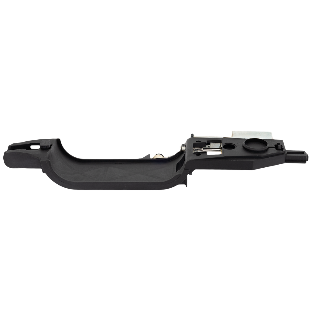 FOCUS 08-11 REAR EXTERIOR DOOR HANDLE LH, Smooth Black, Reinforcement Bracket