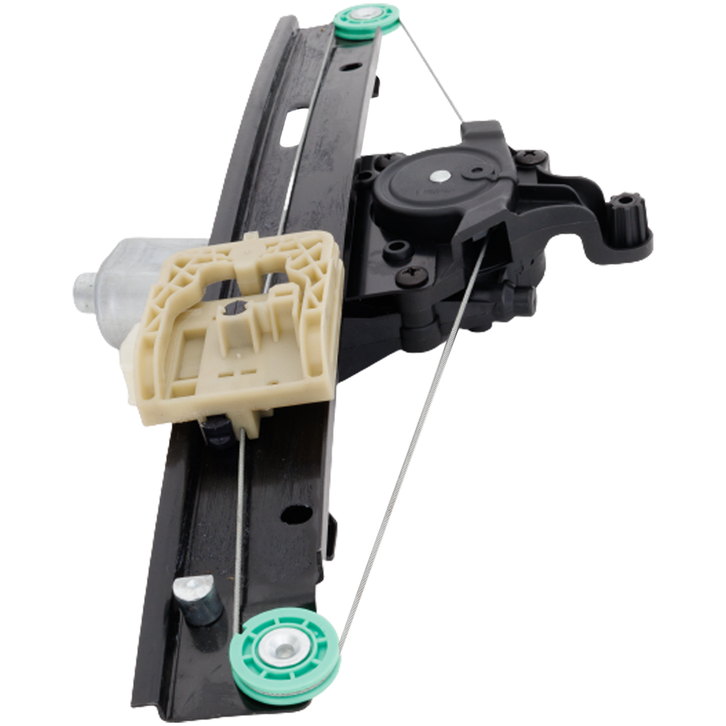 FOCUS 12-18 REAR WINDOW REGULATOR RH, Power, One Touch Open/Close Type, w/ Motor, Hatchback/Sedan