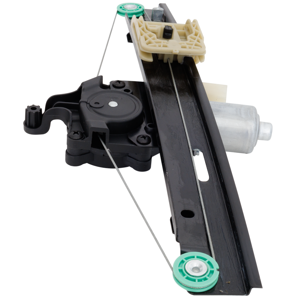 FOCUS 12-18 REAR WINDOW REGULATOR RH, Power, One Touch Open/Close Type, w/ Motor, Hatchback/Sedan
