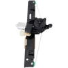 FOCUS 12-18 REAR WINDOW REGULATOR LH, Power, One Touch Open/Close Type, w/ Motor, Hatchback/Sedan