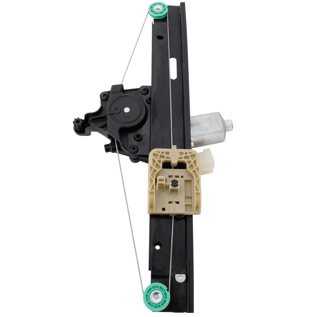 FOCUS 12-18 REAR WINDOW REGULATOR LH, Power, One Touch Open/Close Type, w/ Motor, Hatchback/Sedan