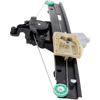 FOCUS 12-18 REAR WINDOW REGULATOR LH, Power, One Touch Open/Close Type, w/ Motor, Hatchback/Sedan