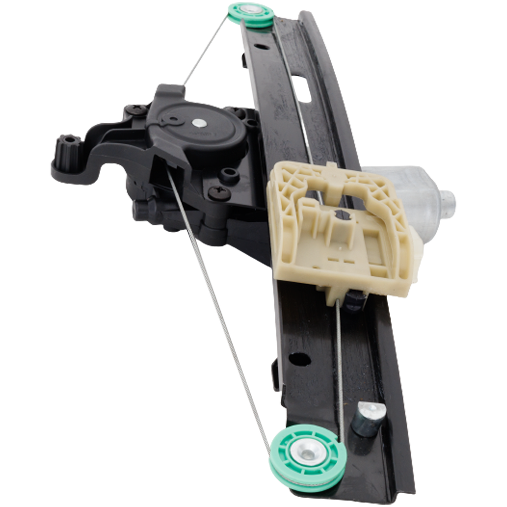 FOCUS 12-18 REAR WINDOW REGULATOR LH, Power, One Touch Open/Close Type, w/ Motor, Hatchback/Sedan
