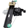 FOCUS 12-18 REAR WINDOW REGULATOR LH, Power, One Touch Open/Close Type, w/ Motor, Hatchback/Sedan