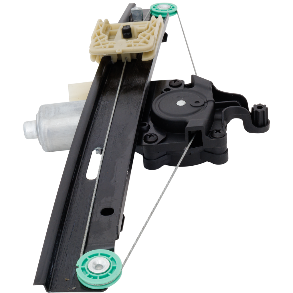 FOCUS 12-18 REAR WINDOW REGULATOR LH, Power, One Touch Open/Close Type, w/ Motor, Hatchback/Sedan