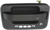 F-150 09-22 FRONT EXTERIOR DOOR HANDLE LH, Textured Black, w/ Keyhole and Keypad Hole, w/ Metal Connector