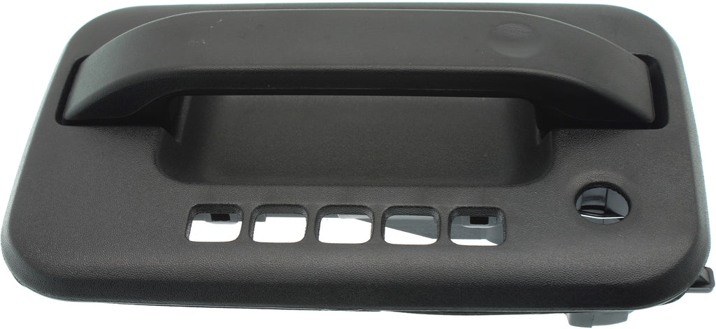 F-150 09-22 FRONT EXTERIOR DOOR HANDLE LH, Textured Black, w/ Keyhole and Keypad Hole, w/ Metal Connector