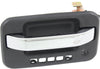 F-150 09-22 FRONT EXTERIOR DOOR HANDLE LH, Chrome Lever/Textured Black Housing, w/ Keyhole and Keypad Hole, w/ Metal Connector