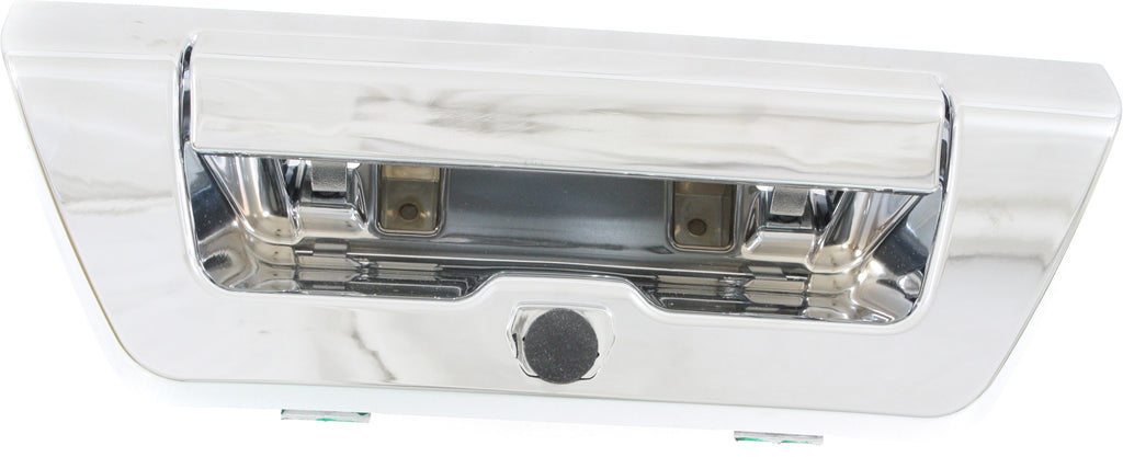F-150 15-17 TAILGATE HANDLE, Power Locking, All-Chrome, w/o Camera hole, w/o LED Lamp hole(XL/XLT models)