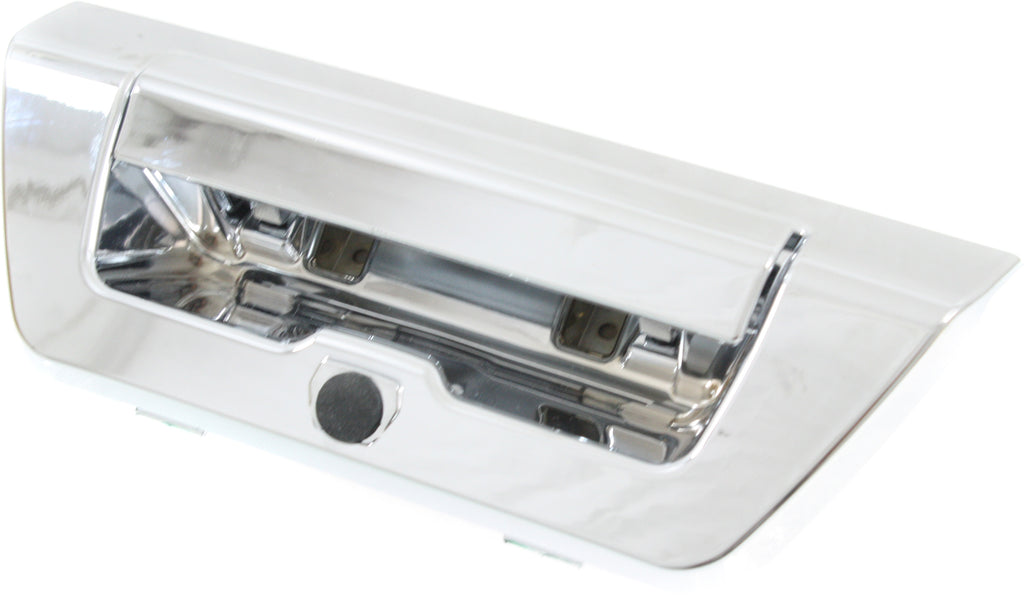 F-150 15-17 TAILGATE HANDLE, Power Locking, All-Chrome, w/o Camera hole, w/o LED Lamp hole(XL/XLT models)