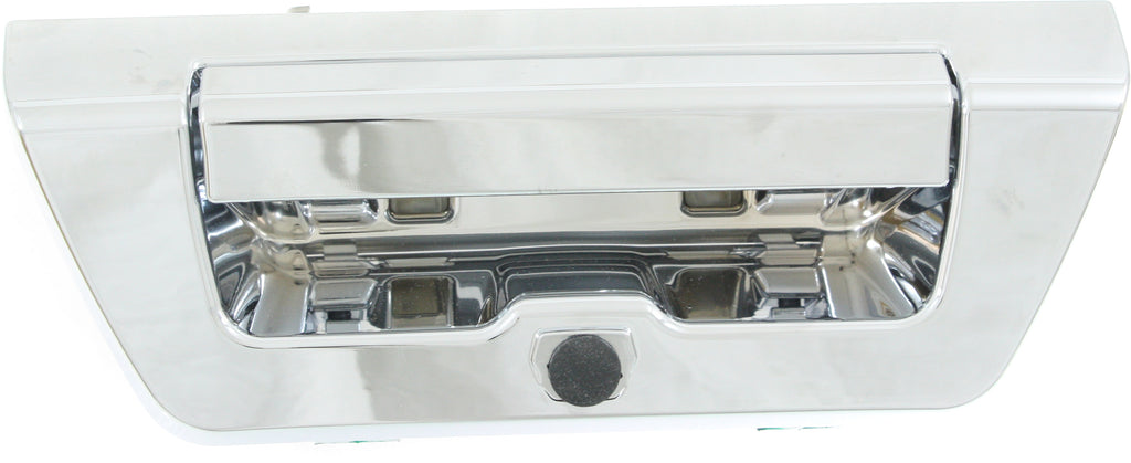 F-150 15-17 TAILGATE HANDLE, Power Locking, All-Chrome, w/o Camera hole, w/o LED Lamp hole(XL/XLT models)