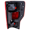 F-SERIES SUPER DUTY 20-22 TAIL LAMP LH, Lens and Housing, Halogen, w/ Blind Spot Detection - CAPA