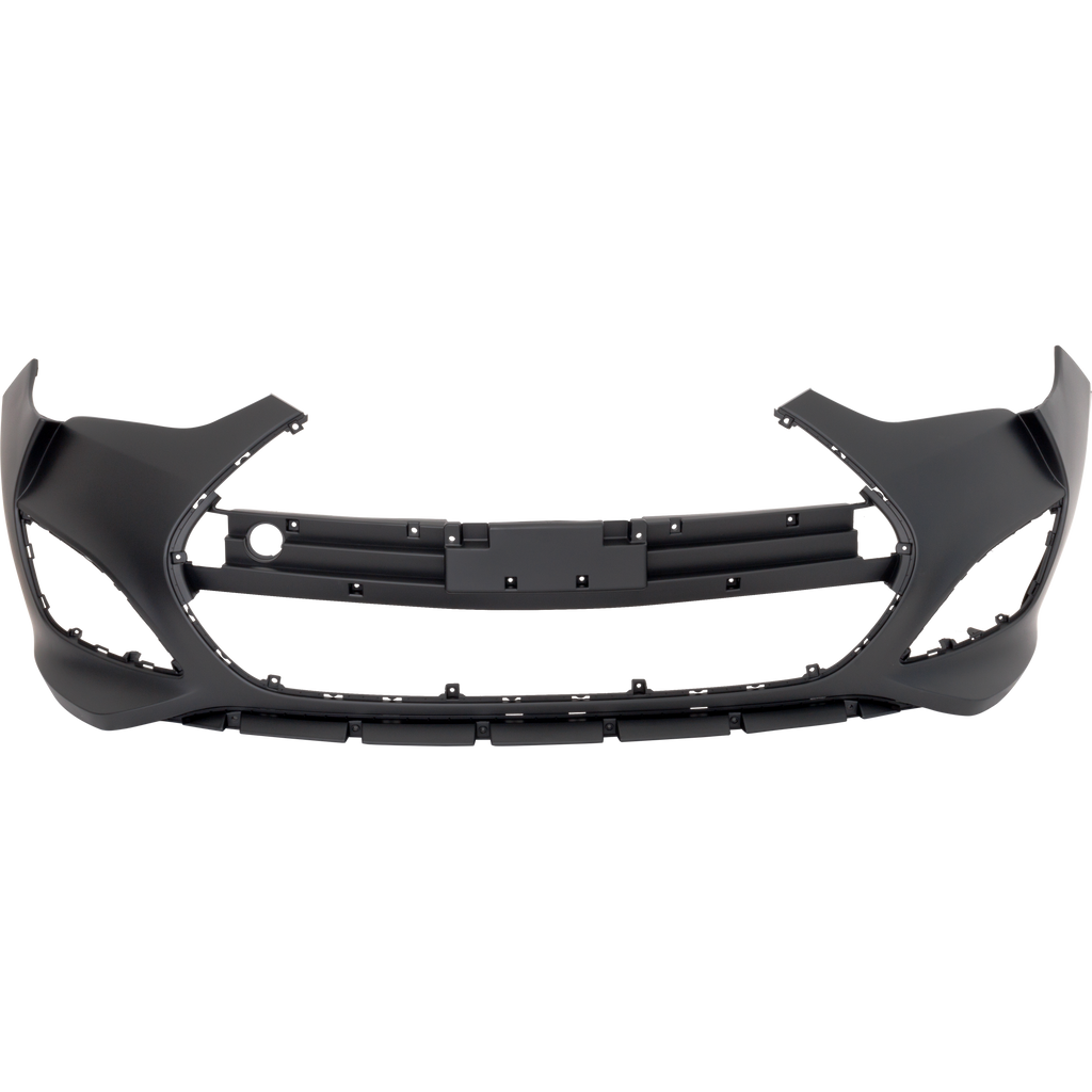 VELOSTER 13-17 FRONT BUMPER COVER, Textured Black, 1.6 Liter Turbo Engine