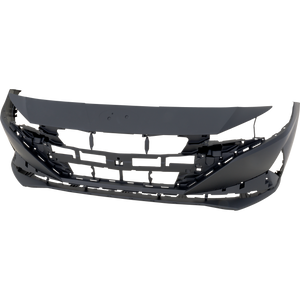 ELANTRA 21-23 FRONT BUMPER COVER, Primed, w/ Radar Cruise Control, USA Built Vehicle - CAPA