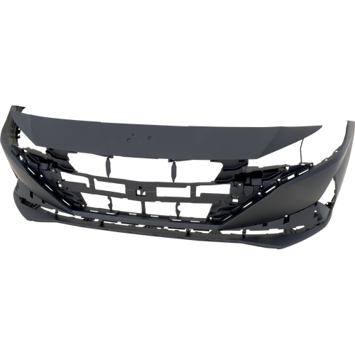 ELANTRA 21-23 FRONT BUMPER COVER, Primed, w/ Radar Cruise Control, USA Built Vehicle - CAPA